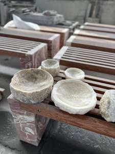 بيع بالجملة أوعية من الحجر الطبيعي والصواني الصغيرة المصقولة أعلى العقيق المصقول لتطبيقات الديكور في الهواء الطلق - Product Image 5