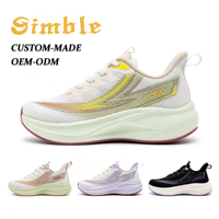 Chaussures de course confortables pour femmes, baskets ODM personnalisables avec logo, semelle épaisse et souple, style marche, chaussures de sport