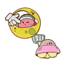 MOQ 슈퍼 보청기 디자인 영화 캐릭터 만화 배지 옷깃 핀 금속 골든 하드 에나멜 핀 세트 없음 - Product Image 6