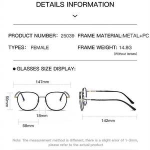 Gafas de Moda 2025 con Lentes de Color Cambiante, Cuadradas, Anti Luz Azul, Marco de Aleación, Fotocromáticas, para Computadora, para Mujer - Product Image 4
