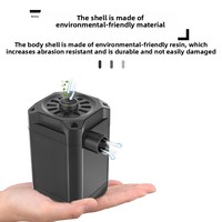 Pompe à air portable pour le camping en plein air, double fonction (gonflage et dégonflage), autonomie de batterie extra-longue, matériau ABS, alimentation de type C
