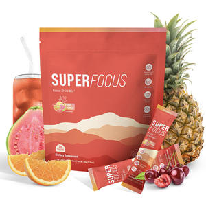 Cognitive Boost Super Focus, Polvo Electrolítico con Sabor a Ponche de Frutas <span class=keywords><strong>para</strong></span> la Memoria, la Concentración e Hidratación Diaria - Product Image 1