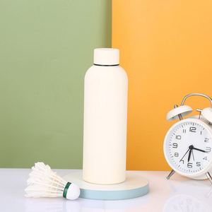350ML 500ML 750ML 1000ML Non Slip Rubber Paint 304 Small Mouth Bottle Camping Thermal Mug <b>Bulk</b> Custom Manufacture - Product Image 1