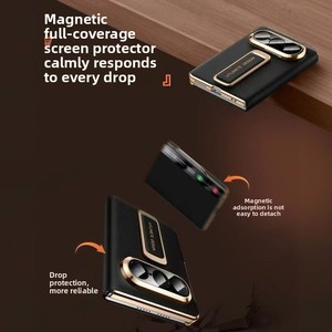 For Huawei PuraX Max phone case wristband holder hinge protection frame all inclusive fashion <b>folding</b> <b>screen</b> protector cover - Product Image 4