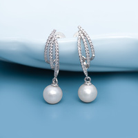 Pendentif et boucles d'oreilles en forme de nœud infini en perles d'eau douce naturelles authentiques de 10-11 mm, ensemble de 2 pièces en argent massif 925