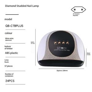 Lampe à ongles 48W design diamant, séchage rapide du vernis gel, sécheuse UV, lumière de durcissement, fournitures professionnelles de manucure, vente en gros - Product Image 6
