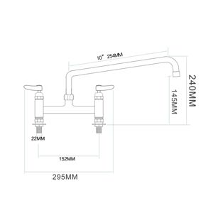 Grifo Multifunción para Jardín con Núcleo de Latón y Superficie Cromada - Product Image 2