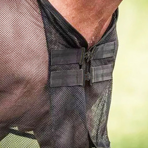 Manta para Caballo en Oferta, con Tela de Malla Transpirable, Protección Contra Moscas y Mosquitos, Ajustable para Establos y Pastoreo - Product Image 3
