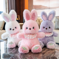 Personnalisé Unisexe PP Coton Animal en Peluche Fraise Lapin Chat Poupée Cookie Ours Pâques Lapin en Peluche Jouet
