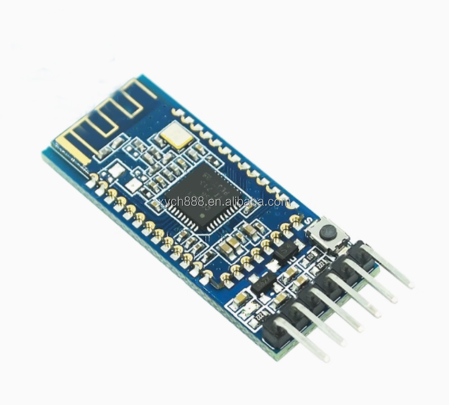 XYCH BT-09 Bluetooth 4.0 BLE Module Serial Port Lead CC2541 Compatible HM-10 Module Connected to Microcontroller
