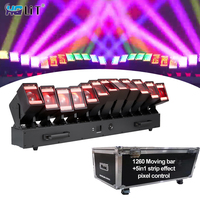 Luces LED de haz de 12 piezas y 60W con enfoque ajustable, matriz de lavado de color para ambiente de conciertos/bares, Thousand-Handed Guanyin