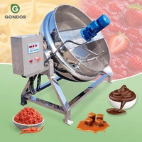 Autocuiseur à vapeur à chemise entièrement automatique et durable pour cuisson verticale de nouilles, tomates et caramel