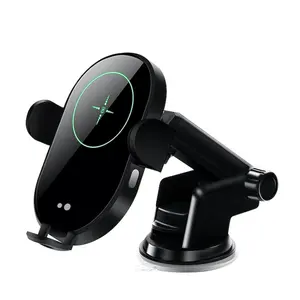 Backlight 15วัตต์อินฟราเรดSensor Touch H5 Wireless Car Chargerสำหรับโทรศัพท์