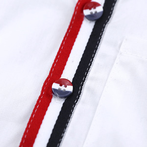 Vêtements pour garçon de 3 ans, body bébé, chemise 100% coton biologique, OEM en gros - Product Image 4