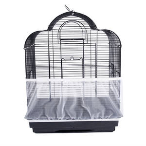 Yumuşak ve nefes beyaz naylon örgü kuş kafesi kapağı - Product Image 1