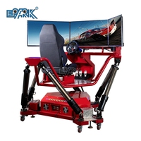 Simulateur de Conduite Automobile en Réalité Virtuelle pour Gagner de l'Argent, Machine de Course avec Siège Cockpit et 3 Écrans pour Jeu
