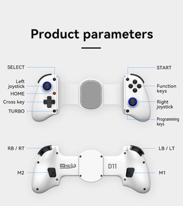 Controller di Gioco BSP D11/D11S con Grilletto Hall Estensibile/Controller <span class=keywords><strong>Bluetooth</strong></span> per Streaming su PC Android iOS - Product Image 6