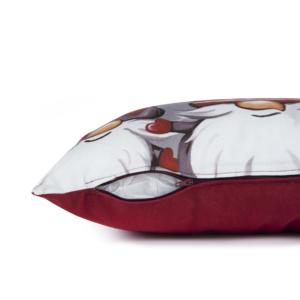 Cuscino Decorativo Excelsa con Gnomi, in Cotone, 45x20x30 Cm, Rettangolare, Stile Nordico Stampato, Multicolore, Lavabile - Product Image 4