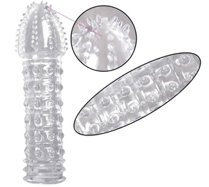Funda de Silicona Reutilizable LetRock para Pene, con Púas y Puntos, para Hombres/Mujeres/Parejas Gay, Impermeable, Juguete Sexual para Estimulación Adulta - Product Image 4