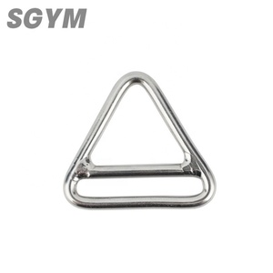 High Quality Stainless Steel <strong>Triangle</strong> Two Bars <strong>Ring</strong> for Bag Belt <strong>Ring</strong> Rope Welded <strong>Triangle</strong> <strong>Ring</strong> with Cross bar - Product Image 2