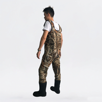 DIVESTAR OEM Pakaian Selam Anti Air Bahan Nylon Camo untuk Berburu & Memancing, Dilengkapi Neoprena 5mm Jahitan GBS Taped MAX 4