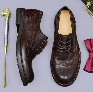 Mocassins pour hommes, nouvelle mode, décontractés et formels, en cuir respirant avec semelle intérieure en caoutchouc véritable, semelle souple, pour les occasions de fête - Product Image 5