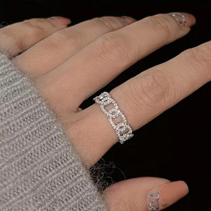Anello Geometrico Elegante Stile Coreano Minimalista Gioielli Moda Donna Uso Quotidiano Regalo Chic - Product Image 6