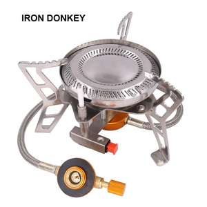 Estufas portátiles para acampar IRONDONKEY, senderismo, cocina, supervivencia de emergencia, estufa de <span class=keywords><strong>Gas</strong></span> ligera de madera plegable para exteriores - Product Image 1