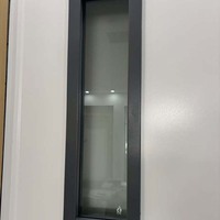 Porte d'entrée affleurante en acier résistant au feu de conception chinoise moderne pour l'utilisation extérieure d'hôtel d'atelier d'hôpital d'appartement de maison