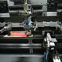Impresora automática de pantalla con control servo S104M para tubos o recipientes de vidrio o plástico