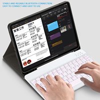 Clavier sans fil Bluetooth personnalisé russe turc Qwerty Clavier sans fil rétroéclairé LED pour boîte TV