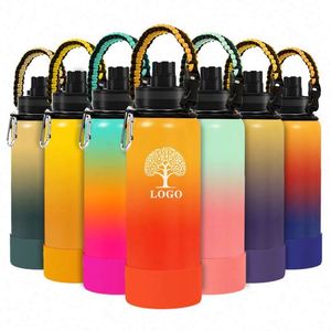 Bouteille d'eau en acier inoxydable sans BPA personnalisée 750 ml 1 L Impression de logo personnalisée pour les entreprises - Product Image 4