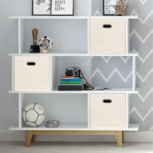 Foldable Modern-Style Fabric <strong>Storage</strong> Cubes <strong>Boxes</strong> Set-Non-Woven Fabric <strong>Cardboard</strong> 20L Capacity for Home Closet Organization - Product Image 4