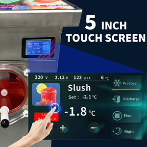 Máquina comercial de granizados de 3 tanques de 11L con certificación CE, para hacer granizados y batidos, ideal para restaurantes. - Product Image 2