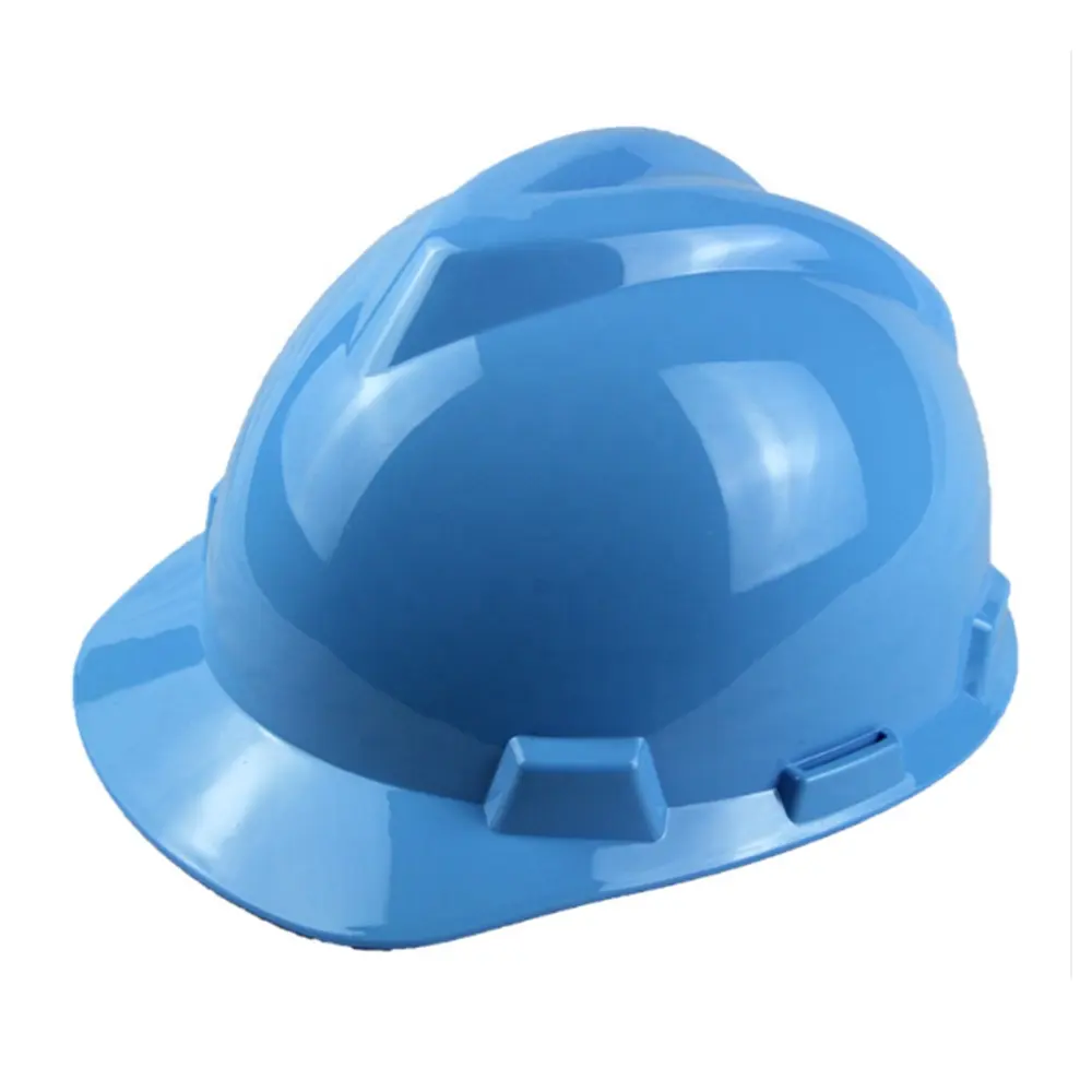 HM2002 V-guarda capacete de segurança com aba completa ABS PE Shell Construção Industrial Mineração Capacete de trabalho com CE