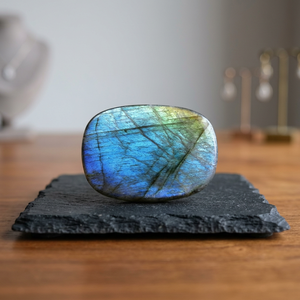Haute qualité 7X9mm coussin naturel Labradorite pierres précieuses en vrac prix d'usine en gros IGI certifié noir arc-en-ciel Spectrolite - Product Image 4