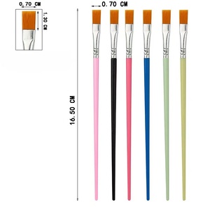 <span class=keywords><strong>Pinceaux</strong></span> de <span class=keywords><strong>peinture</strong></span> <span class=keywords><strong>artistique</strong></span> YND HB-2, poils en nylon, têtes plates, manches en plastique, outils de <span class=keywords><strong>peinture</strong></span> acrylique, à l'huile et à l'aquarelle - Product Image 6