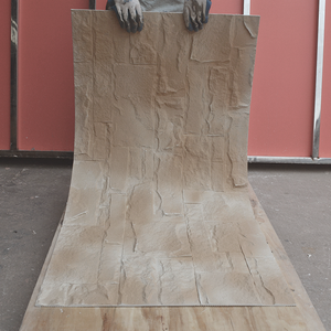 Panneau de placage en pierre Flexible <span class=keywords><strong>Sillar</strong></span> écologique pour la décoration murale extérieure intérieure pour la salle de bain d'escalier de chambre à coucher - Product Image 2