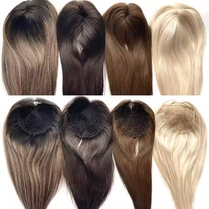 Op Maat Gemaakte Koffer Kleur Topper Visnetten Toupetje Nieuw Binnen Hoge Kwaliteit Duurzaam Maagdelijk Menselijk Haar Steil Haarstukje Spot - Product Image 5