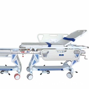 Carrito de Hospital con Altura Ajustable, Material Plástico, 4 Ruedas, KR005 ZYC32, Vehículo de Transporte de Pacientes de Emergencia - Product Image 1