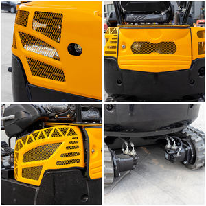 Miniexcavadora HT18 al por mayor con motor diésel/zapatas retráctiles/Oscilación de pluma/rotación sin cola en EE. UU. - Product Image 4