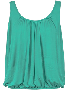 Camiseta sin mangas de punto acanalado para mujer, elástica, informal, básica, de verano, a la moda - Product Image 1