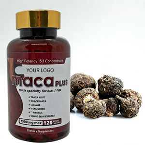 <span class=keywords><strong>Maca</strong></span> Plus 120 Capsule Nere ad Alta Potenza, Migliore Energia, Capsule di Radice di <span class=keywords><strong>Maca</strong></span> Plus per l'Ingrandimento di Glutei e Fianchi per Donne - Product Image 1