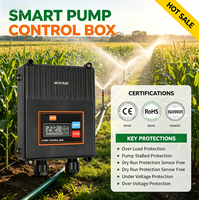 Panel Kontrol Pompa Air ABS Fase Tunggal Cerdas OEM MP-S1 Plus AC220V 3HP Pengontrol Otomatis Penuh Anti Lari Kering