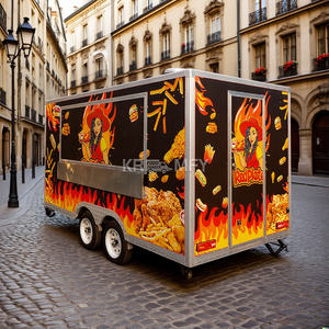 Remorque de qualité supérieure 2025, entièrement équipée, camion conteneur, bar, caravane avec cuisine - Product Image 5