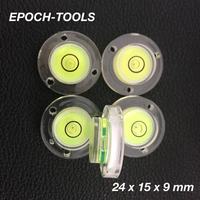Niveau à bulle rond en acrylique de qualité industrielle pour la mesure de niveau, précision +/-10 mm, portée 0-5 m