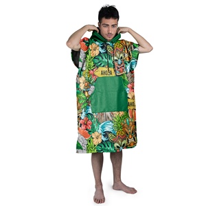 Poncho à capuche pour enfants Swim BeachTowel avec poche pour filles et garçons - Product Image 5