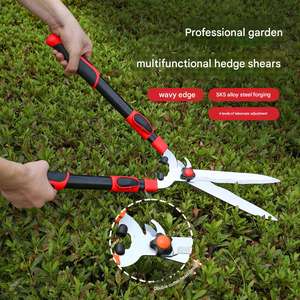 Sécateur manuel professionnel extensible en acier allié SK-5 pour la taille des bordures, l'élagage et la <span class=keywords><strong>coupe</strong></span> de haies et arbustes - Product Image 2