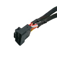 كابل OBD عالمي مع طقم توصيل OBD II T مع 15 قوس تثبيت، طقم توصيل عالمي لكابل OBD T