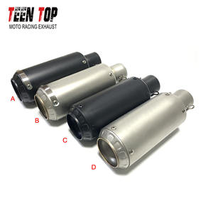 Échappement 260MM pour silencieux universel de <span class=keywords><strong>moto</strong></span> Silencieux d'échappement en acier inoxydable 51mm - Product Image 2